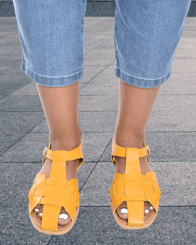 Mustard Ladies Sandals - StylePhase SA