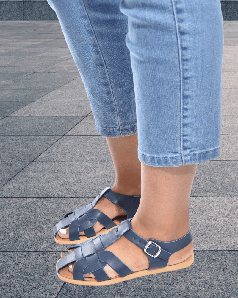 Navy Ladies Sandals - StylePhase SA