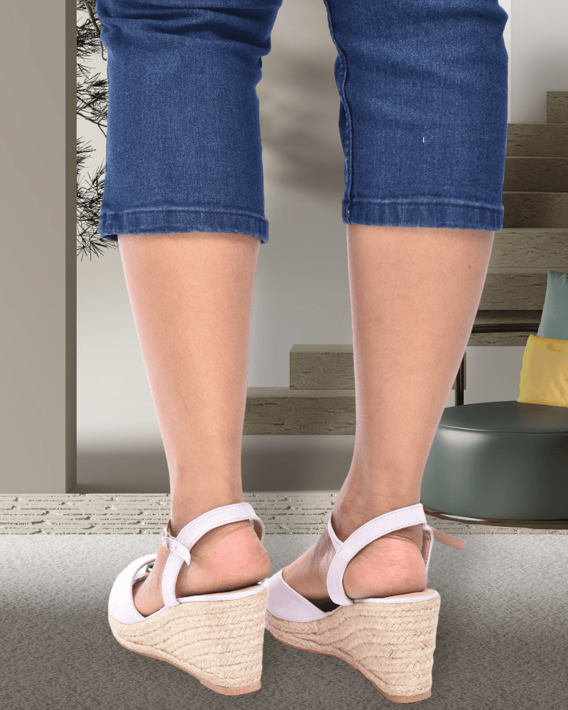 Open Toe Lilac Wedges - StylePhase SA