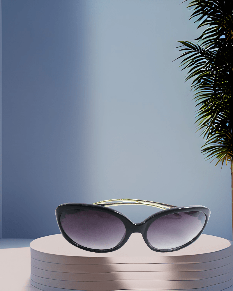 Oval Snake Decor Sunglasses - StylePhase SA