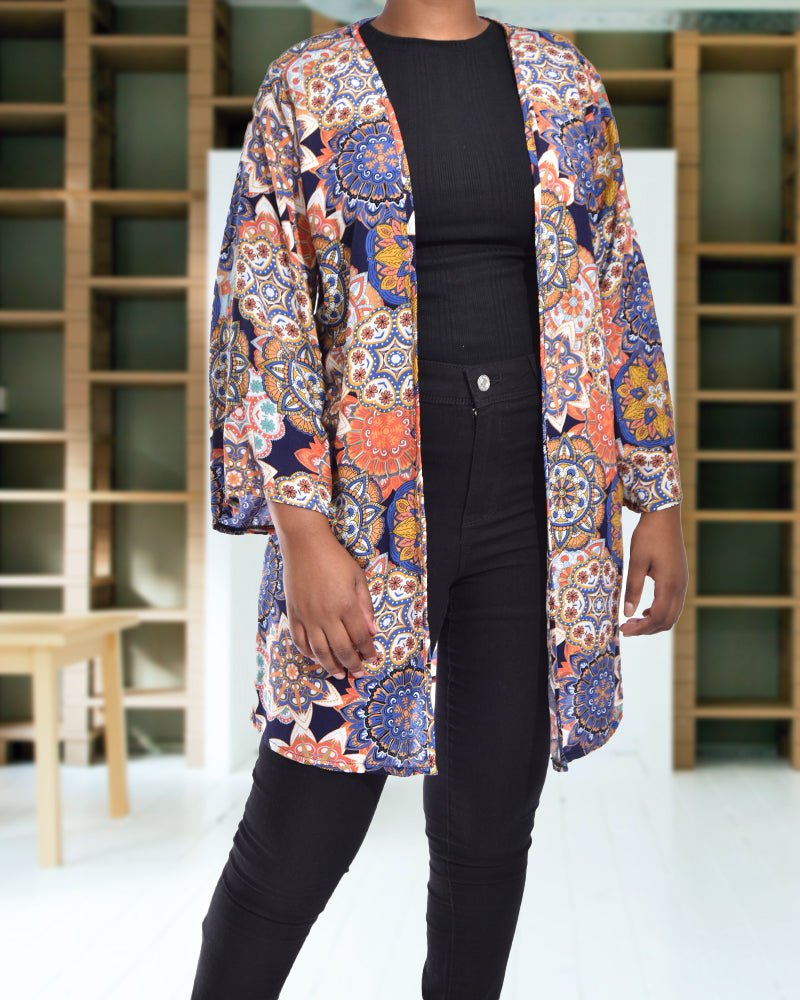 Paisley Print Multi Color Kimono - StylePhase SA