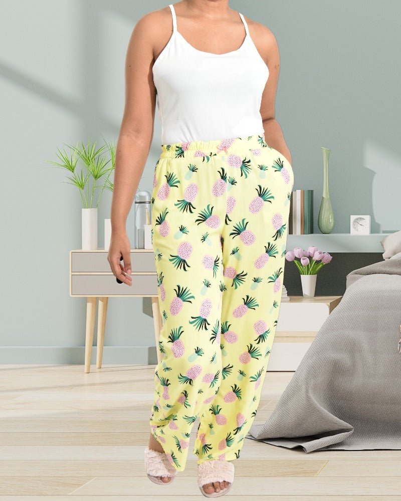 Pineapple Printed Sleep Pants - StylePhase SA