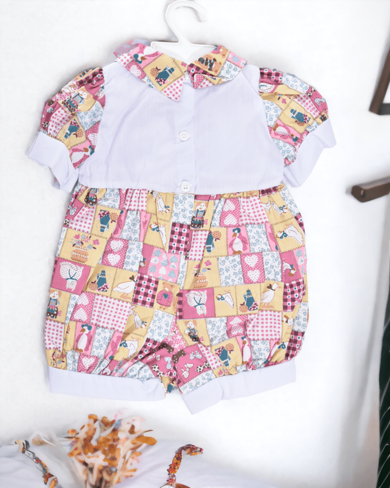 Pink And White Baby Romper - StylePhase SA