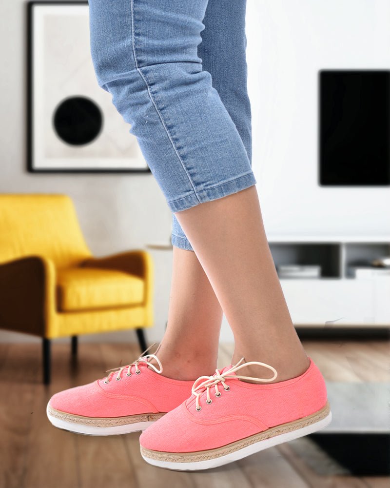 Punch Espadrille Sole Linen Sneaker - StylePhase SA