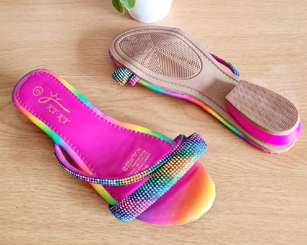 Rainbow Bling Sandal - StylePhase SA