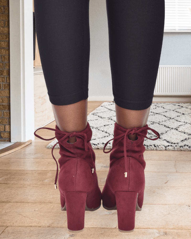Raine Burgundy Boots - StylePhase SA