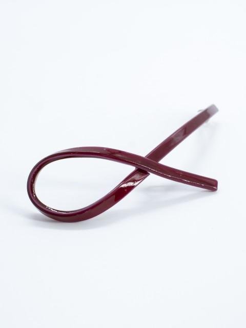 Ribbon shaped hair clip wine - StylePhase SA