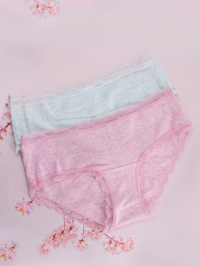 Two pack Underwear In Pink And Grey - StylePhase SA
