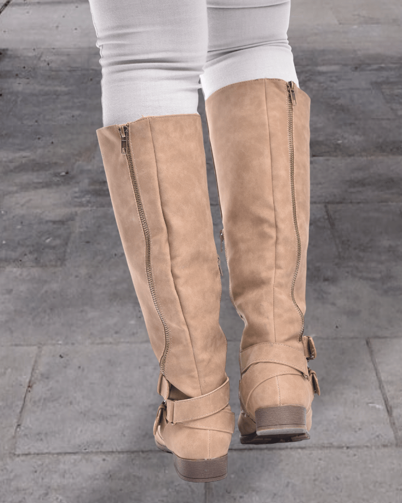 Vivica Taupe Boots - StylePhase SA