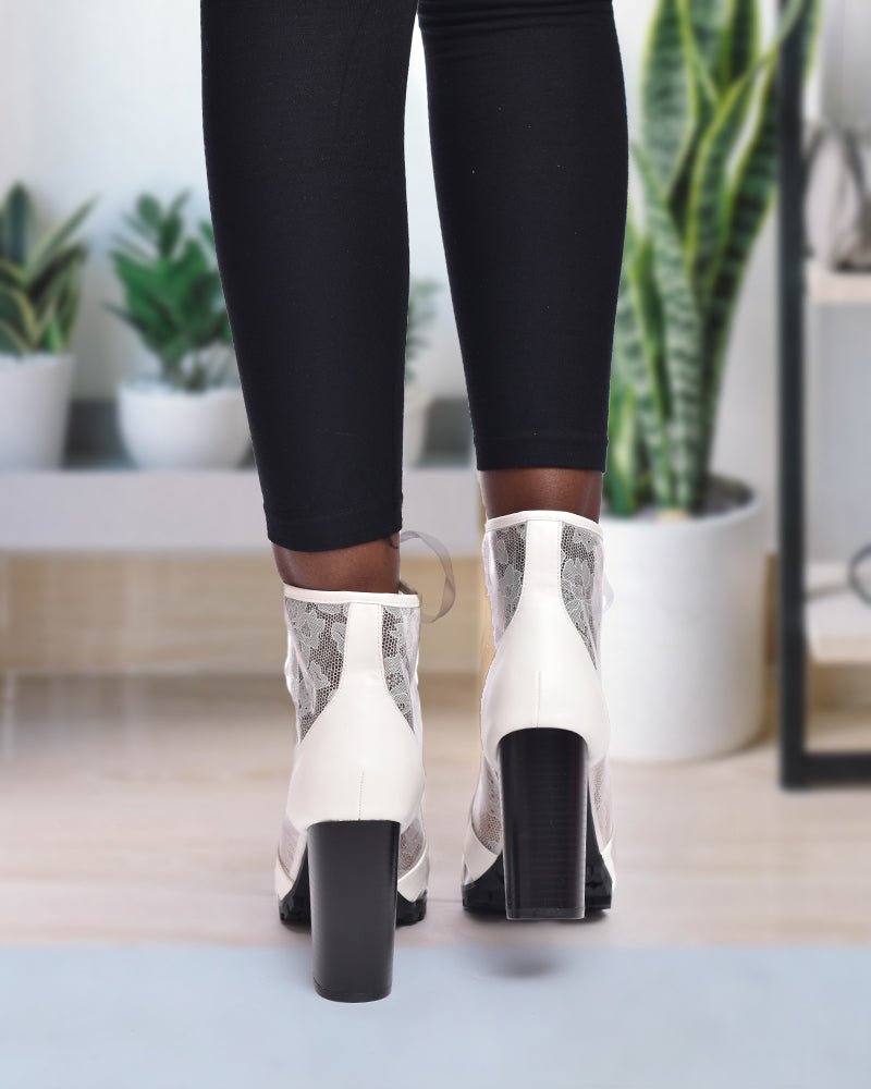 White Bootie Queen - StylePhase SA